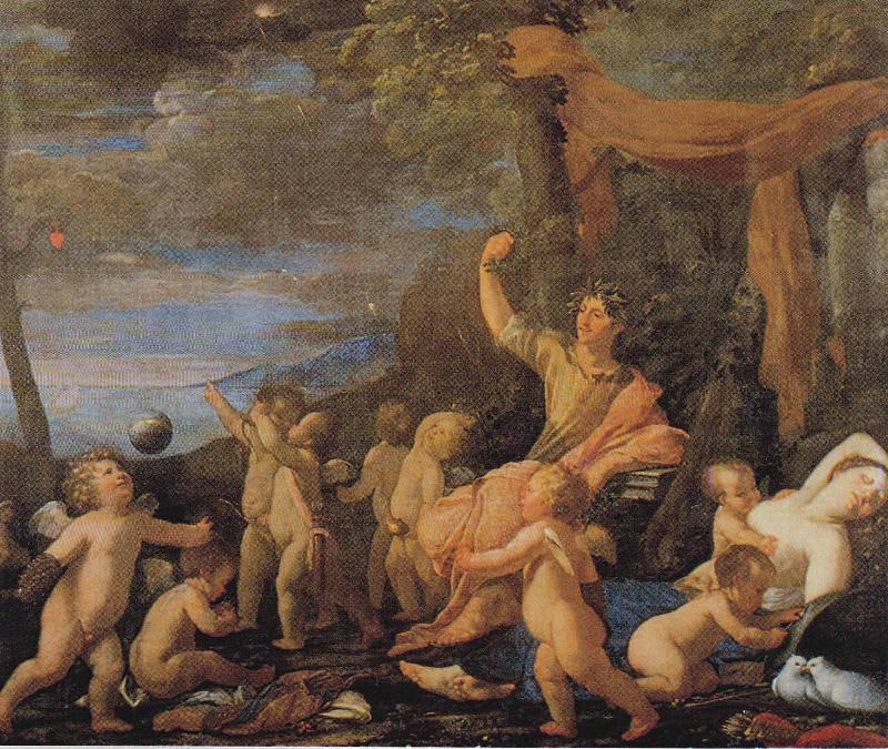 Nicolas Poussin Le Triomphe dOvide dit aussi Le triomphe dun poete Sweden oil painting art